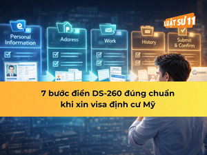 7 bước điền DS-260 đúng chuẩn khi xin visa định cư Mỹ