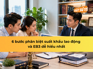 6 bước phân biệt suất khẩu lao động và EB3 dễ hiểu nhất
