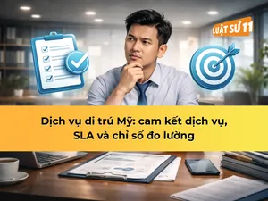 Dịch vụ di trú mỹ: cam kết dịch vụ, SLA và chỉ số đo lường