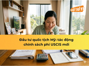 Đầu tư quốc tịch Mỹ: tác động chính sách phí USCIS mới