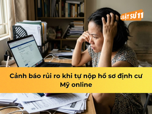 Cảnh báo rủi ro khi tự nộp hồ sơ định cư Mỹ online
