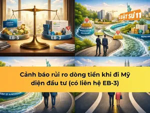 Cảnh báo rủi ro dòng tiền khi đi Mỹ diện đầu tư