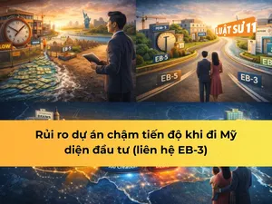 Rủi ro dự án chậm tiến độ khi đi Mỹ diện đầu tư