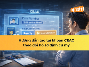 Hướng dẫn tạo tài khoản CEAC theo dõi hồ sơ định cư Mỹ
