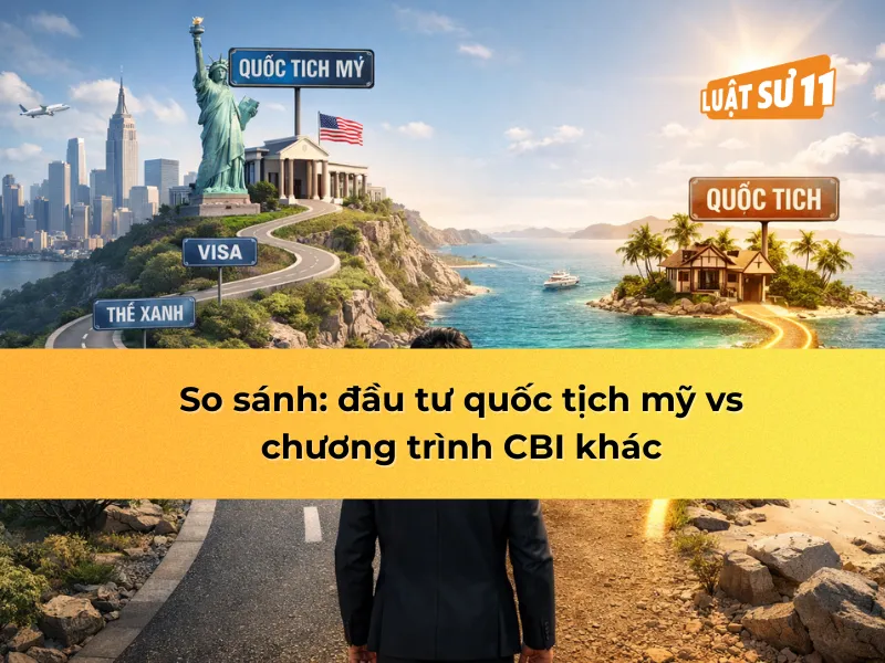 So sánh: đầu tư quốc tịch mỹ vs chương trình CBI khác