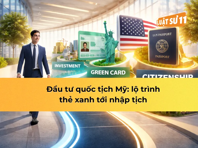 Đầu tư quốc tịch Mỹ: lộ trình thẻ xanh tới nhập tịch