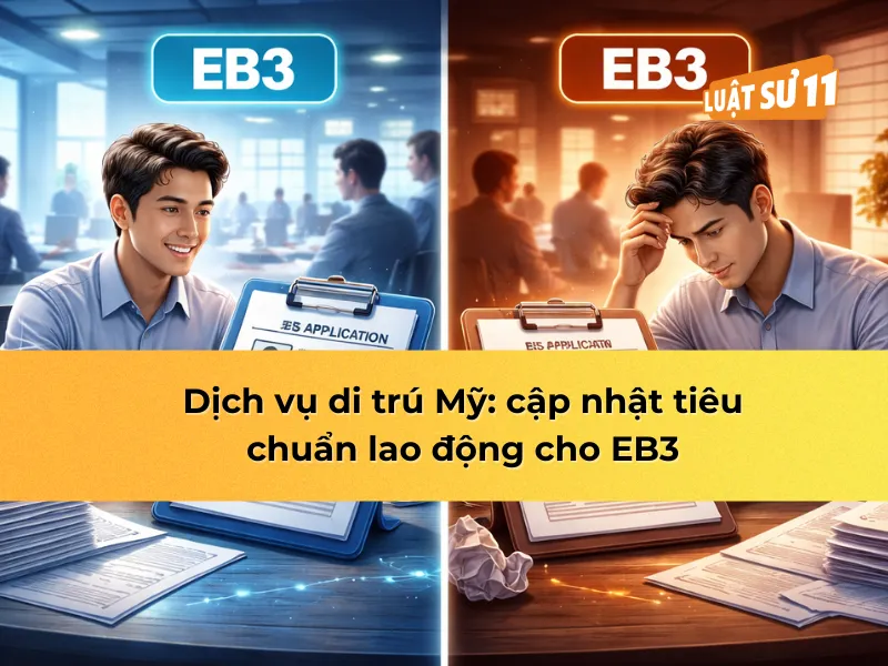 Dịch vụ di trú Mỹ: cập nhật tiêu chuẩn lao động cho EB3