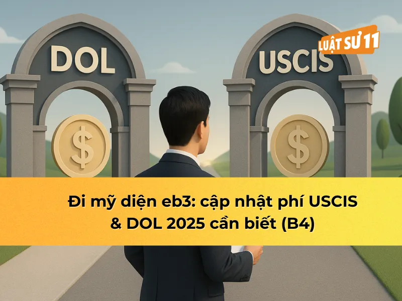 đi mỹ diện eb3: cập nhật phí USCIS & DOL 2025 cần biết (B4)