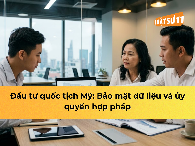 đầu tư quốc tịch mỹ: bảo mật dữ liệu và ủy quyền hợp pháp