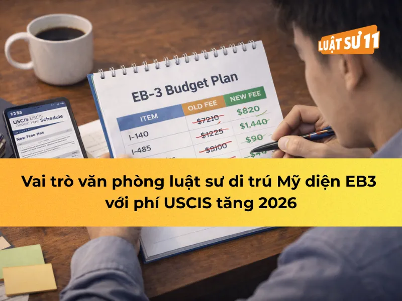 Vai trò văn phòng luật sư di trú Mỹ diện EB3 trước biến động phí USCIS 2026