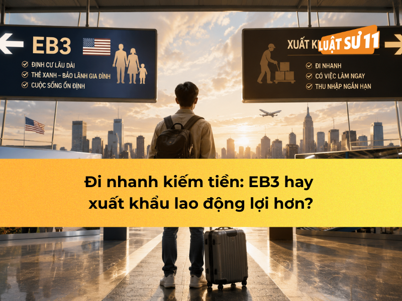 Đi nhanh kiếm tiền: EB3 hay xuất khẩu lao động lợi hơn?