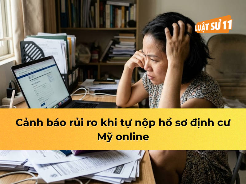 Cảnh báo rủi ro khi tự nộp hồ sơ định cư Mỹ online