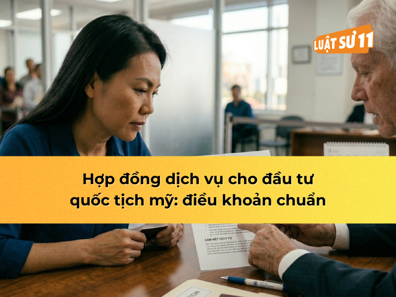 Hợp đồng dịch vụ cho đầu tư quốc tịch Mỹ: điều khoản chuẩn