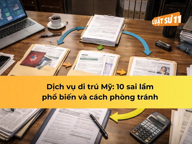 Dịch vụ di trú Mỹ: 10 sai lầm phổ biến và cách phòng tránh