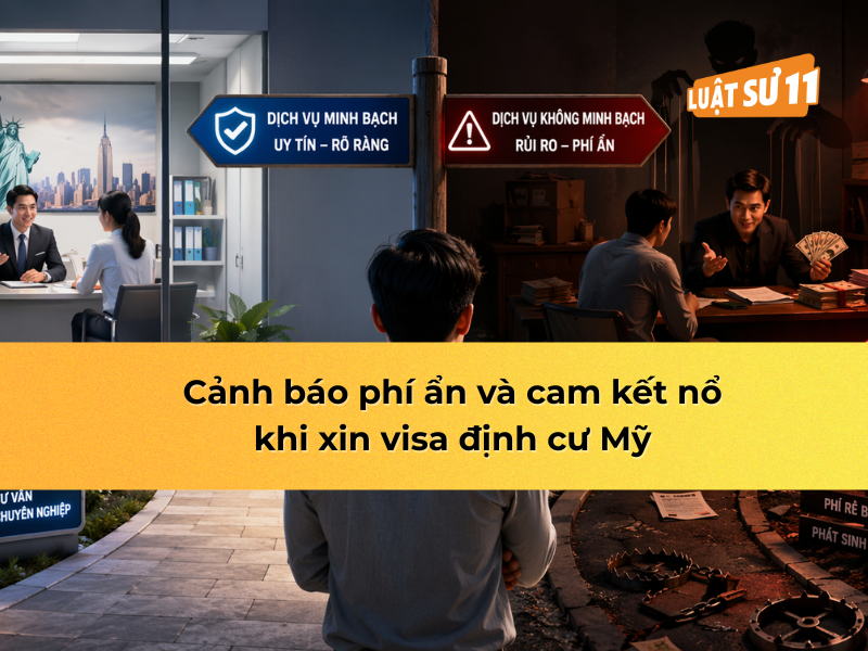Cảnh báo phí ẩn và cam kết nổ khi xin visa định cư Mỹ