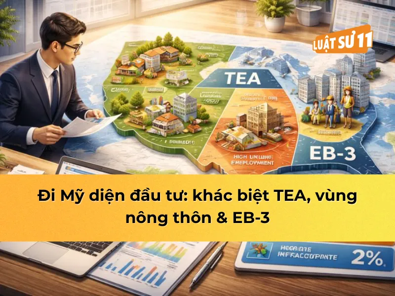 Đi Mỹ diện đầu tư: khác biệt TEA, vùng nông thôn