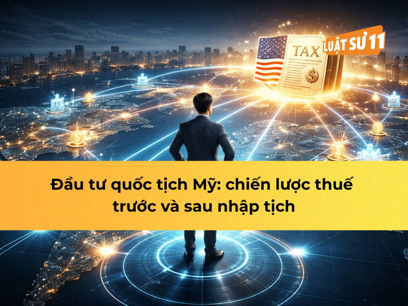 Đầu tư quốc tịch Mỹ: chiến lược thuế trước và sau nhập tịch