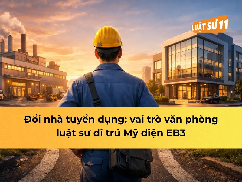 Đổi nhà tuyển dụng: vai trò văn phòng luật sư di trú mỹ diện EB3