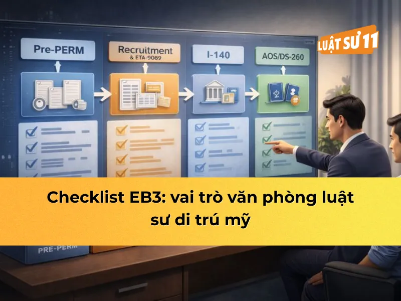 Checklist EB3: vai trò văn phòng luật sư di trú mỹ