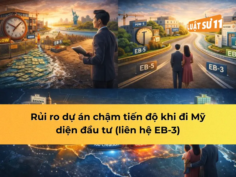 Rủi ro dự án chậm tiến độ khi đi Mỹ diện đầu tư