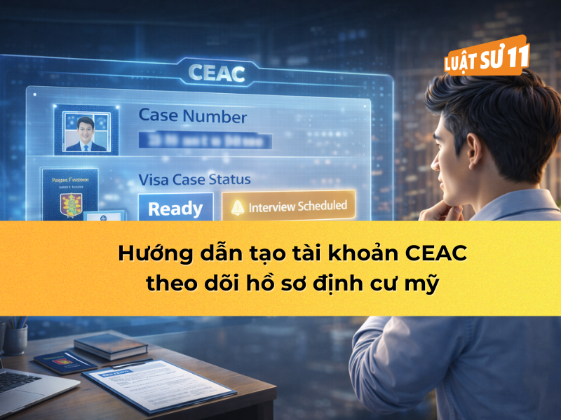 Hướng dẫn tạo tài khoản CEAC theo dõi hồ sơ định cư Mỹ