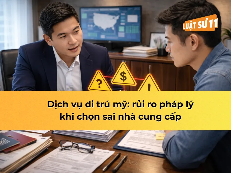 Dịch vụ di trú Mỹ: rủi ro pháp lý khi chọn sai nhà cung cấp