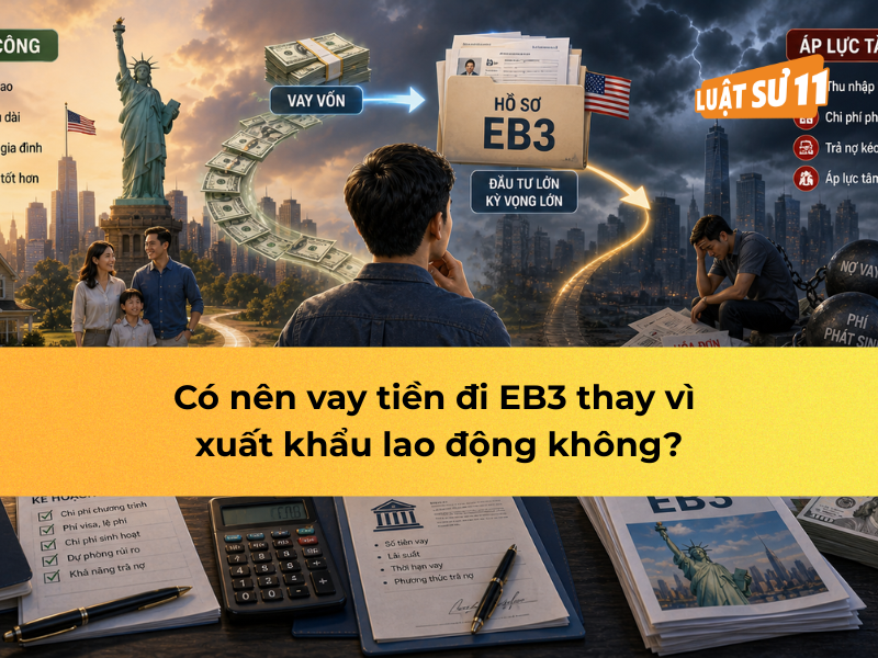 Có nên vay tiền đi EB3 thay vì xuất khẩu lao động không?