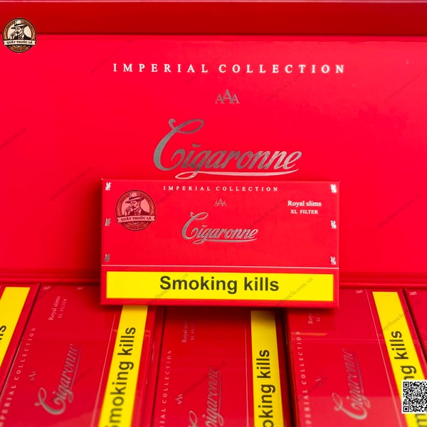 Cigaronne Royal Slims XL Filter AAA (Đỏ)