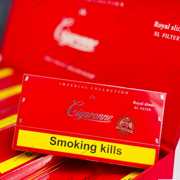 Cigaronne Royal Slims XL Filter AAA (Đỏ)
