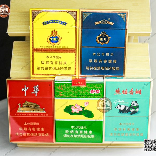 Bộ Cửu Sen Mộc - Thuốc Lá Trung Quốc 