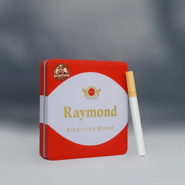 Thuốc Lá Raymond American Blend ( Hộp Sắt Đỏ )