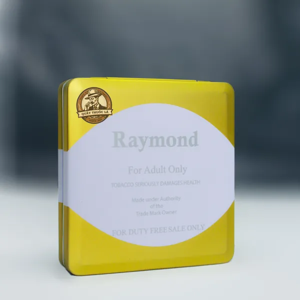 Thuốc Lá Raymond American Blend ( Hộp Sắt Vàng )