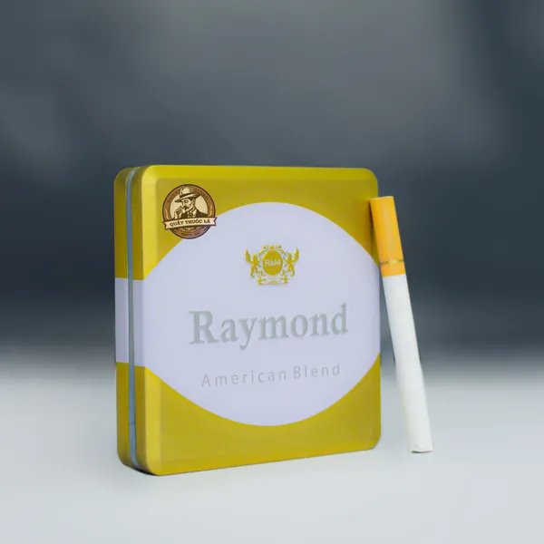 Thuốc Lá Raymond American Blend ( Hộp Sắt Vàng )