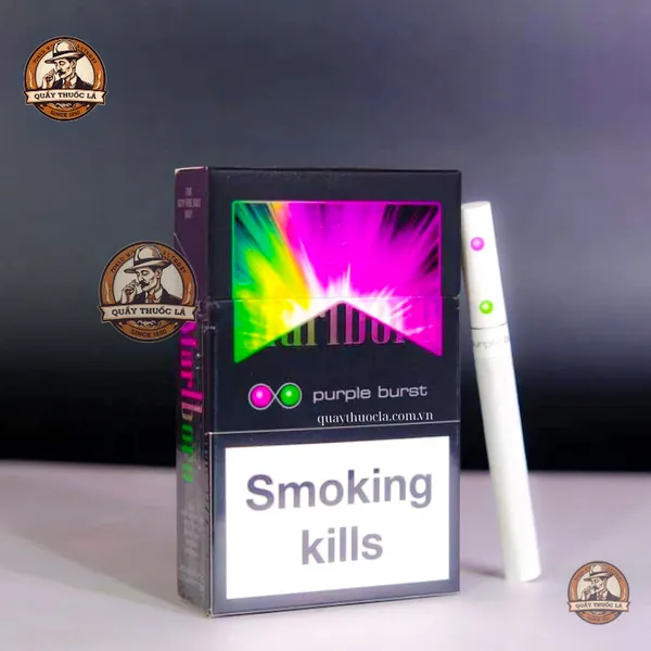MARLBORO PURPLE BURST ( NHO , BẠC HÀ )