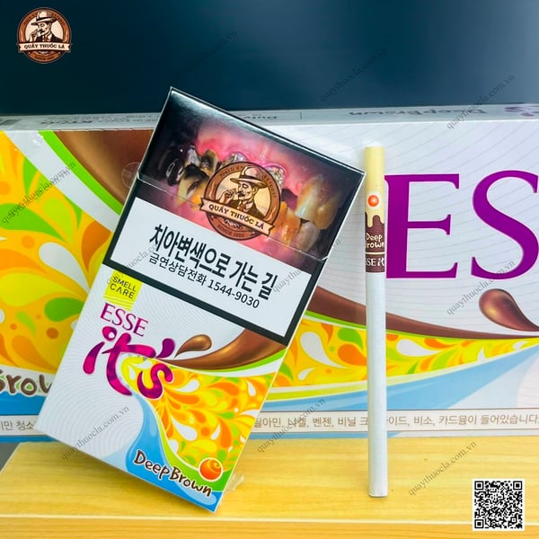 Esse Its Deep Brown Duty Free ( Vị Cam Cafe ) 