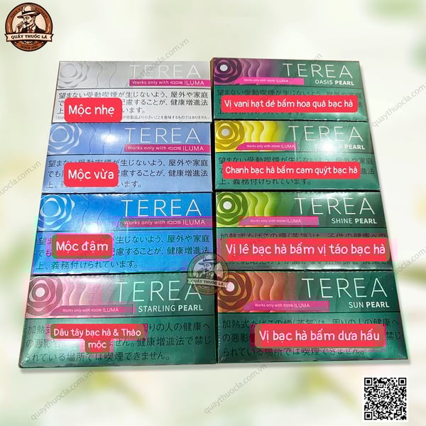 Thuốc Lá Iqos Terea Sun Pearl ( Vị Dưa hấu Bạc Hà ) 