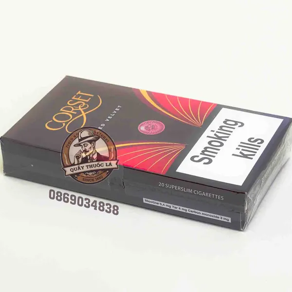 Thuốc lá Corset Red Velvet ( Rượu Nho )