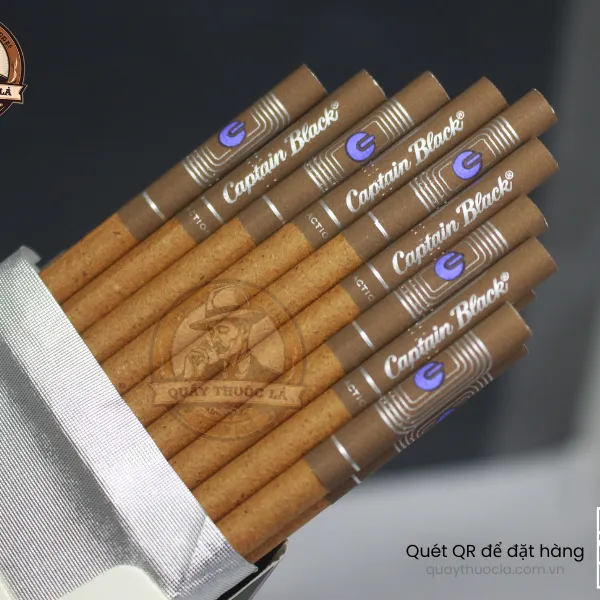 Captani Black Crema Berry Mint Slim (Trái Cây Bạc Hà) 