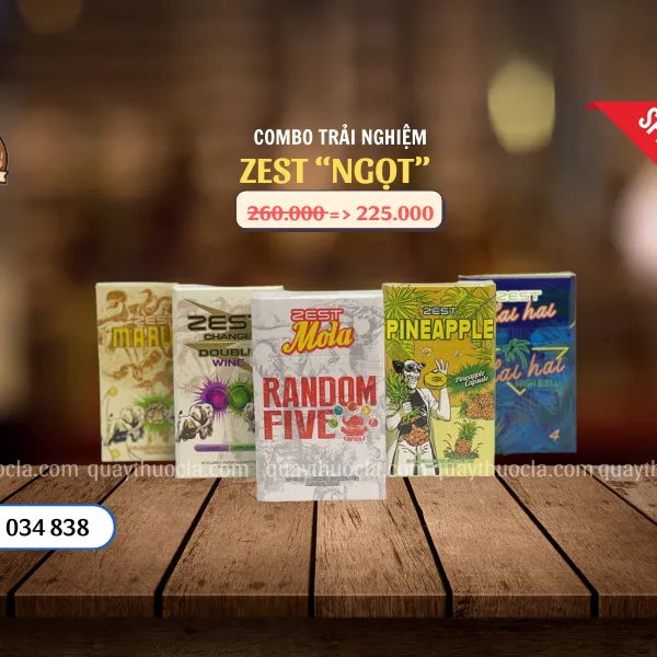 Combo thuốc lá Zest