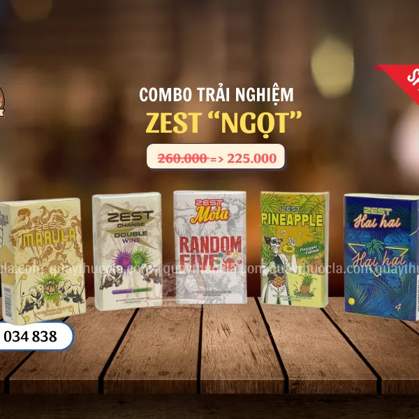 Combo thuốc lá Zest