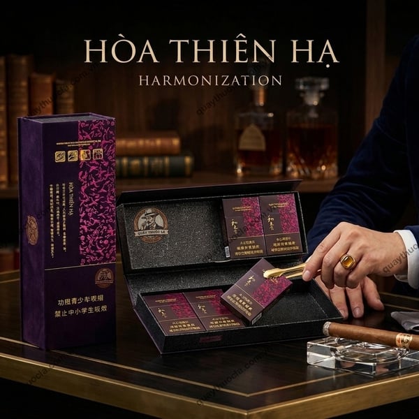 Bộ Cửu Ngũ Chí Tôn - Set 5 Loại Thuốc Lá Trung Quốc Cao Cấp 