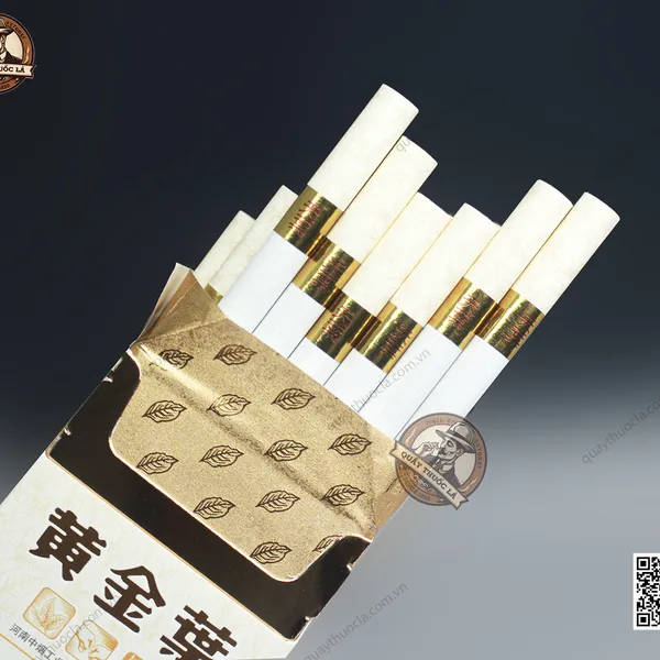 Thuốc Lá Hoàng Kim Diệp Hộp Gỗ Cao Cấp