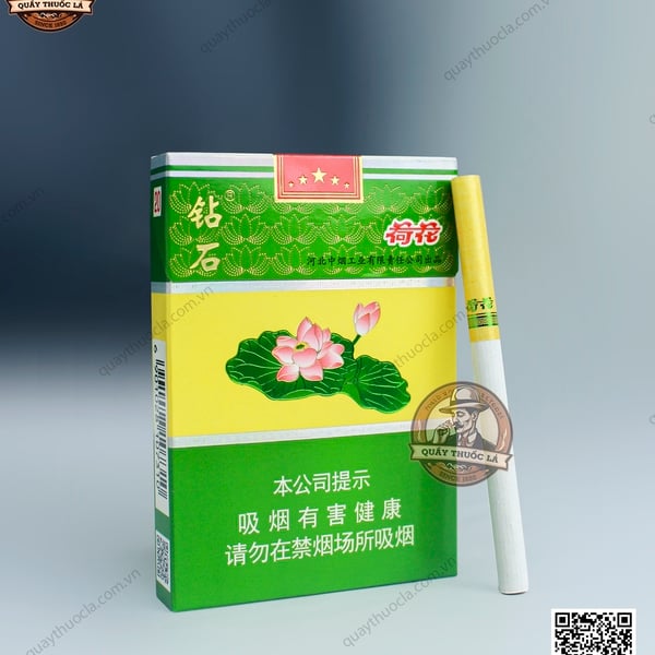 Thuốc Lá Sen Xanh 2 Ngăn (Hehua)