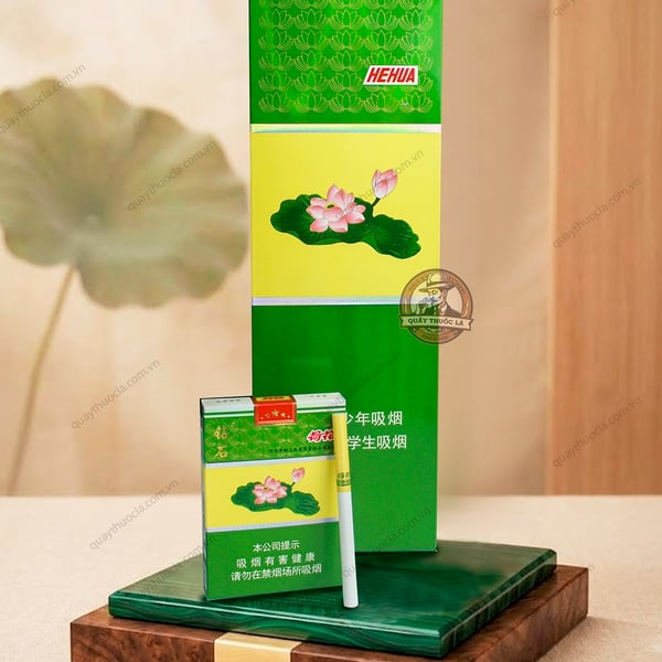 Thuốc Lá Sen Xanh 2 Ngăn (Hehua)