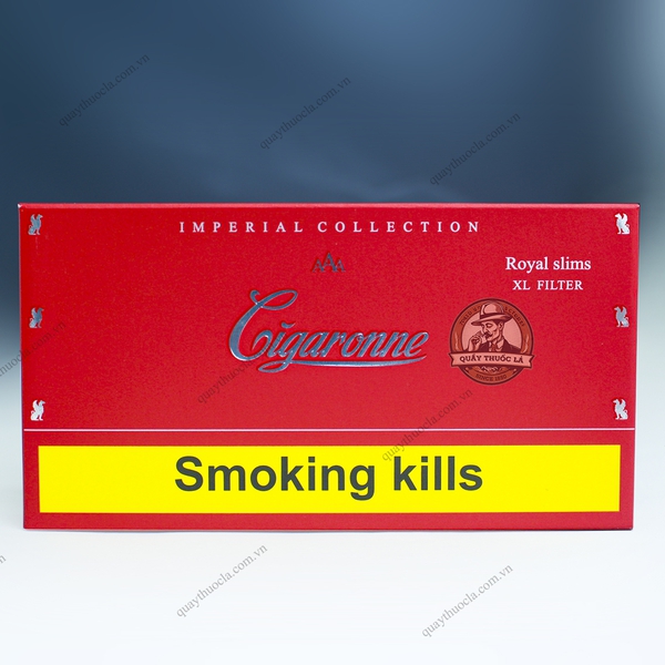 Cigaronne Royal Slims XL Filter AAA (Đỏ)