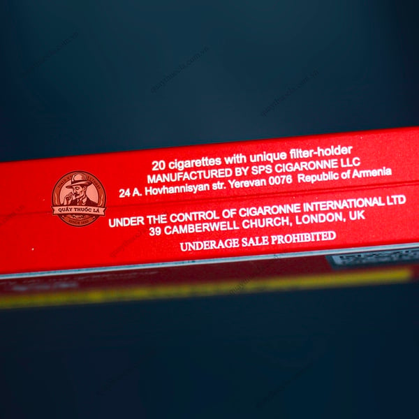 Cigaronne Royal Slims XL Filter AAA (Đỏ)