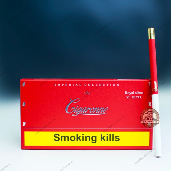 Cigaronne Royal Slims XL Filter AAA (Đỏ)