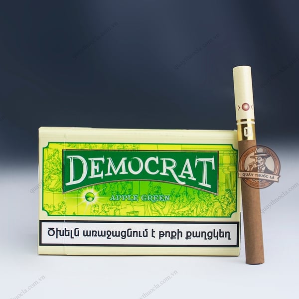 Thuốc Lá Democrat Green (Táo Bấm Bạc Hà)