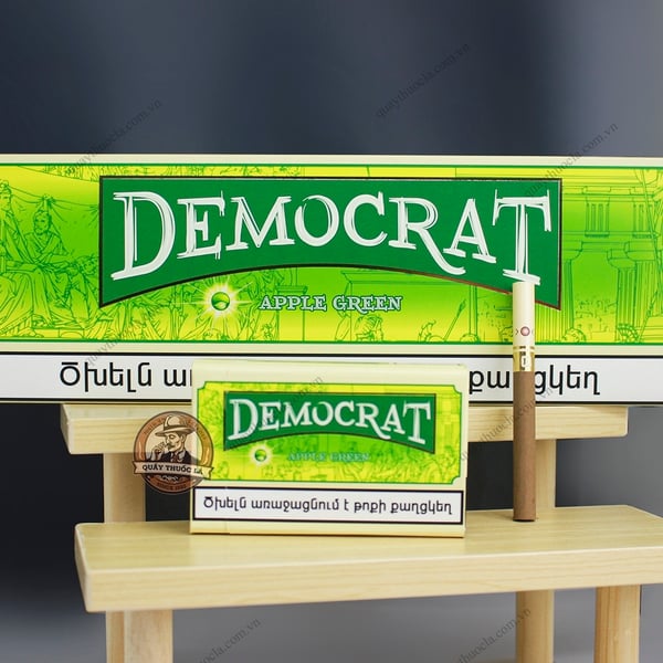 Thuốc Lá Democrat Green (Táo Bấm Bạc Hà)