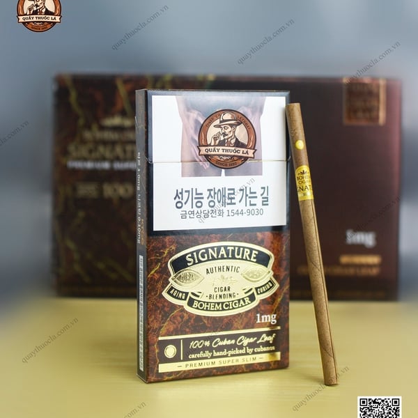 Thuốc Lá Bohem Cigar Signature 1mg